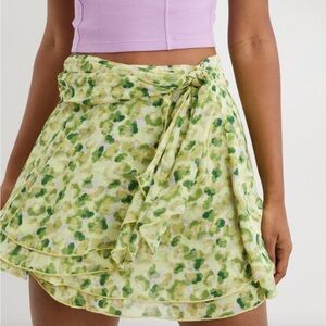Aerie Chiffon Wrap Skirt